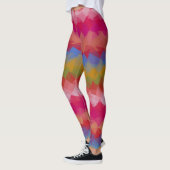 Farbiges modernes geometrisches Muster #43 Leggings (Links)