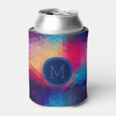 Farbiges modernes geometrisches Muster Dosenkühler (Kanne Vorderseite)