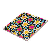 Farbiges modernes geometrisches Muster Fliese (Seite)