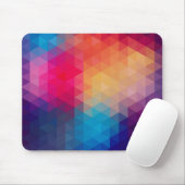 Farbiges modernes geometrisches Muster Mousepad (Mit Mouse)