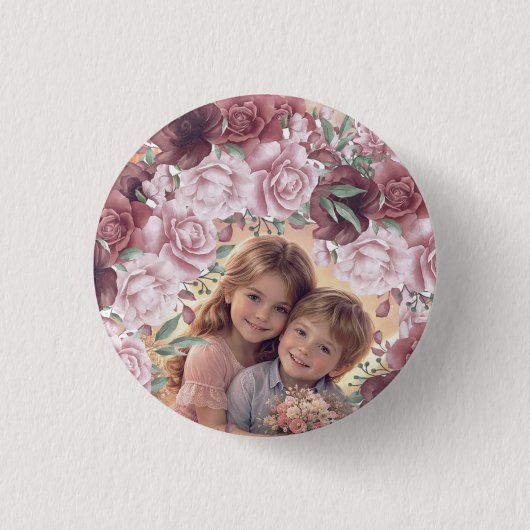 FARBIGES MODERNES LIEBESGESCHENK FÜR TOCHTER  BUTTON (Vorderseite)