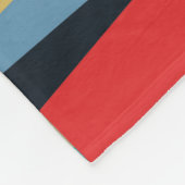 Farbiges modernes Muster Fleecedecke (Ecke)