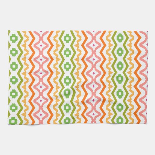 Farbiges modernes Muster Geschirrtuch (Horizontal)