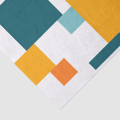 Farbiges, modernes, spielerisches geometrisches Mu Seidenpapier (Ausschnitt)