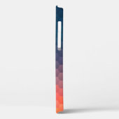 Farbiges Mosaik. Hintergrund des geometrischen Hip Case-Mate iPhone Hülle (Rückseite / Links)