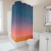 Farbiges Mosaik. Hintergrund des geometrischen Hip Duschvorhang (Beispiel)