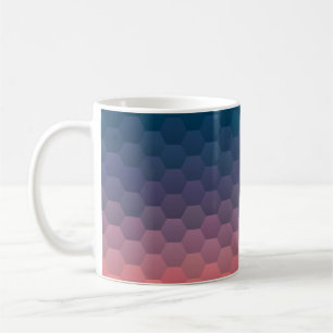 Farbiges Mosaik. Hintergrund des geometrischen Hip Kaffeetasse