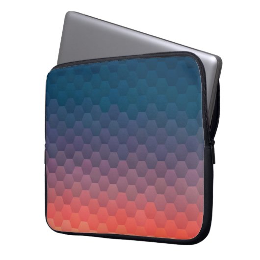 Farbiges Mosaik. Hintergrund des geometrischen Hip Laptopschutzhülle (Vorderseite Links)