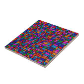 Farbiges Mosaikfliesen-Muster Fliese (Seite)