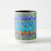 Farbiges Mosaikmuster #4 Tasse (Zentrum)
