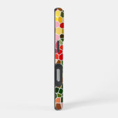 Farbiges Mosaikmuster iPhone Hülle (Rechte Seite)