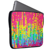 Farbiges Mosaikmuster Laptopschutzhülle (Vorne Rechts)