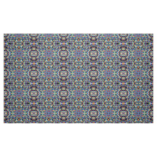 Farbiges Mosaikmuster Stoff (Fat Quarter (45,7 x 55,9 cm))