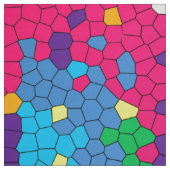 Farbiges Mosaikmuster Stoff (Muster)