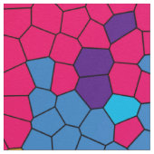 Farbiges Mosaikmuster Stoff (Nahaufnahme)