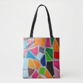 Farbiges Mosaikmuster Tasche (Vorderseite)