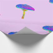 Farbiges Musrhoom Wrapping Paper Geschenkpapier (Ecke)