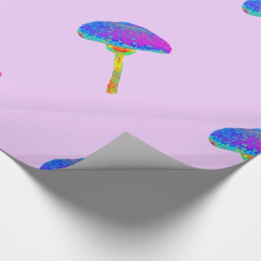 Farbiges Musrhoom Wrapping Paper Geschenkpapier (Ecke)
