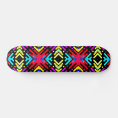 Farbiges Muster 2 Skateboard (Horizontal)