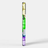 Farbiges Muster Abstrakter Kreise Case-Mate iPhone Hülle (Rückseite / Rechts)