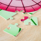 Farbiges Muster Abstrakter Kreise Puzzle (Seite)