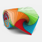 Farbiges Muster anpassen Krawatte (Gerollt)