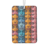 Farbiges Muster Autolufterfrischer (Rückseite)