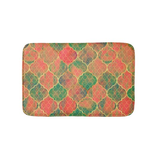 Farbiges Muster Badematte (Vorderseite)