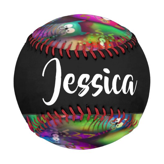Farbiges Muster Baseball (Vorderseite)
