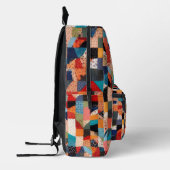 Farbiges Muster Bedruckter Rucksack (Links)