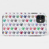 Farbiges Muster bei schluckenden Vögeln Case-Mate iPhone Hülle (Rückseite (Horizontal))