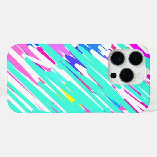 Farbiges Muster Case-Mate iPhone Hülle (Rückseite (Horizontal))