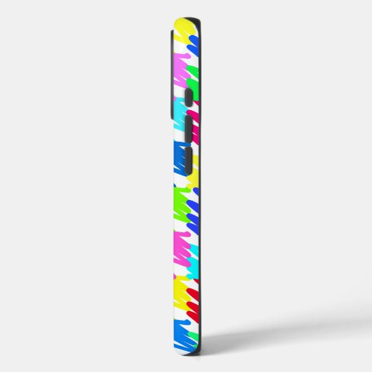 Farbiges Muster Case-Mate iPhone Hülle (Rückseite / Links)