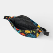 Farbiges Muster der Blume Bauchtasche (Offen)