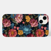 Farbiges Muster der Blume Case-Mate iPhone Hülle (Rückseite (Horizontal))