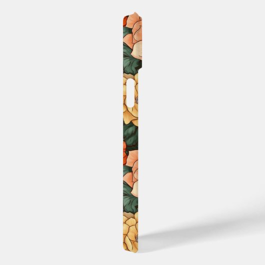 Farbiges Muster der Blume Case-Mate iPhone Hülle (Rückseite / Rechts)