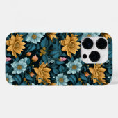 Farbiges Muster der Blume Case-Mate iPhone Hülle (Rückseite (Horizontal))