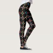 Farbiges Muster der Blume Leggings (Rechts)