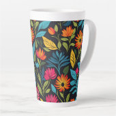 Farbiges Muster der Blume Milchtasse (Rechte Ecke)