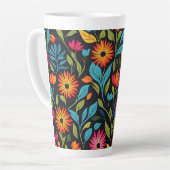 Farbiges Muster der Blume Milchtasse (Linke Ecke)