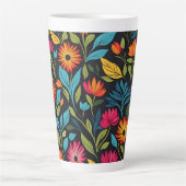 Farbiges Muster der Blume Milchtasse (Vorderseite)