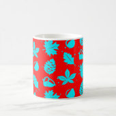 Farbiges Muster der grafischen Natur Kaffeetasse (Mittel)
