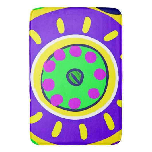 Farbiges Muster der Natur Badematte (Vorderseite Vertikal)