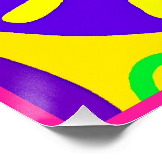 Farbiges Muster der Natur Poster (Ecke)