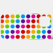 Farbiges Muster der Regenbogenkreise Case-Mate iPhone Hülle (Rückseite (Horizontal))