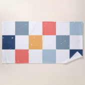 farbiges Muster der Tafel Strandtuch (Vorderseite)