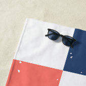 farbiges Muster der Tafel Strandtuch (Beispiel)