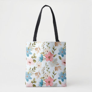 Farbiges Muster der Wildblumen Tasche