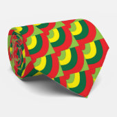 Farbiges Muster eines modernen geometrischen Bogen Krawatte (Gerollt)