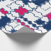 Farbiges Muster, elegant Geschenkpapier (Ecke)